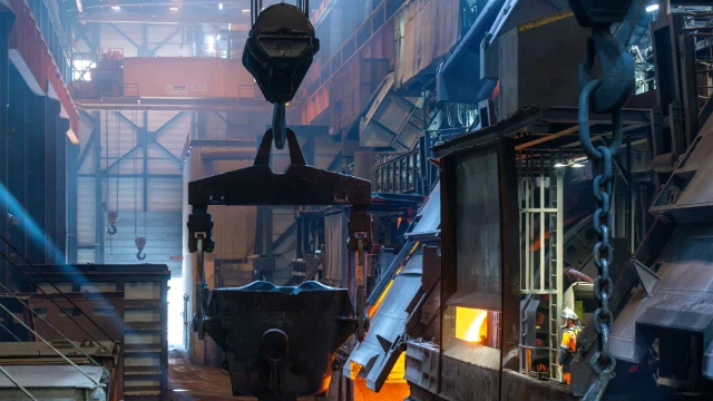 Aurubis smelter in Hamburg